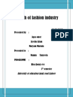 Growth of Fashion Industry in Pakistan