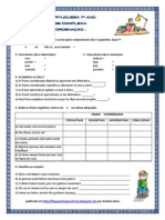 Orações Coordenadas - Exercícios1 (Blog7 10-11)