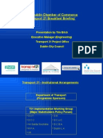 T21 Project Office Presentation For Transport 21 Briefing