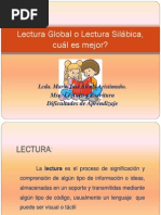Lectura Global o Lectura SilÃ¡Bica, Cual Es