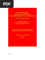 Frases Idiomaticas en Frances | PDF | Dictionnaire | Langues