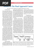 Vectors to the Final Approach Course