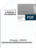 Nuevo Curso de Lógica y Filosofía - Guillermo A. Obiols - Sumario - Índice - Prólogo