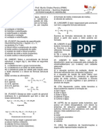 Lista de Esterificação e Hidrólise PDF