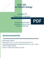 Green Electric Energy Lecture 19