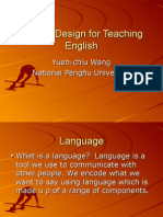Course Design For Teaching English