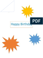 Template For Birthday Sign