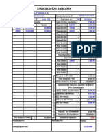 Formato Conciliacion Bancaria