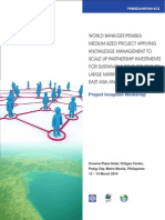 World Bank/GEF/PEMSEA Medium-Sized Project Applying Knowledge Management To Scale Up Partnership Investments For Sustainable Development of Large Marine Ecosystems of East Asia and Their Coasts