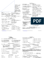 Calculus cheat sheet (6 page)