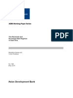 The Renminbi and Exchange Rate Regimes in East Asia