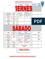 XIII HORAS DEPORTIVAS 2014 Horarios PDF