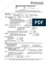 Eye MD Examination Report Form - Copyright