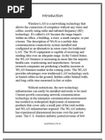 Download Project on WI-FI by Manali28 SN22715205 doc pdf