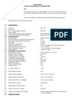 Cartridge Filter For Distilled Methanol CF-502