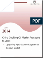 China Cooking Oil Market Prospects to 2018 - Upgrading Agro-Economic System to Forerun Market