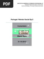 comentario portugal retrato social ep 5 miguel melo