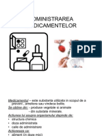 ADMINISTRAREA MEDICAMENTELOR