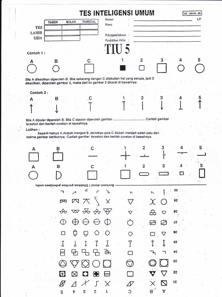 Materi Dan Contoh Soal Tiu