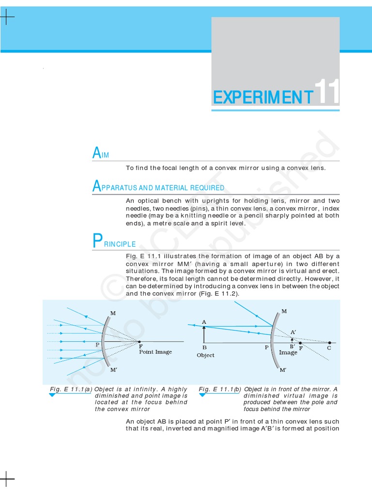 Lab Manual12thphy | PDF | Lens (Optics) | Optics