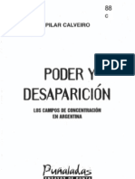 CALVEIRO, Pilar - Poder y Desaparición PDF