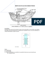 Comportamiento de Un Flujo en Un Medio Poroso