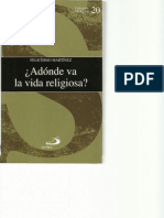 ¿a Donde Va La Vida Religiosa 1.