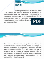 COMPORTAMIENTO ORGANIZACIONAL