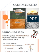 SBI4U Intro To Carbohydrates