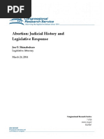 Abortion: Judicial History and Legislative Response: Jon O. Shimabukuro