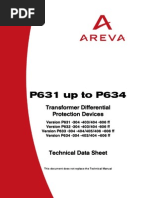 P631 Up To P634: Transformer Differential Protection Devices