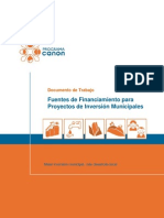 Documento Fuentes Financiamiento Pips 2013
