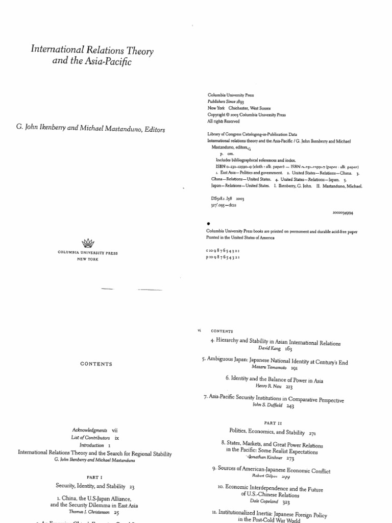 Identity and The Balance of Power in Asia | PDF | Language Arts ...