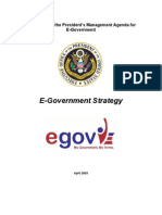 President E-Gov Strategy