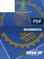 Áreas e Obrigações - Regimento Crea