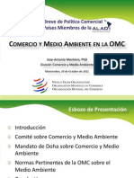 Comercio y Medio Ambiente en La OMC