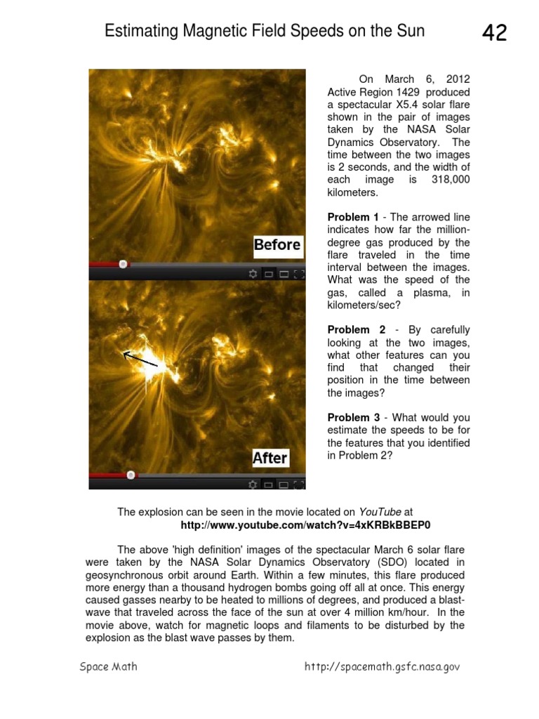 Magnetic Fields of The Sun | PDF | Solar Flare | Sun