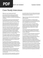 Case Study Interviews