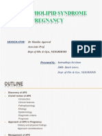 Antiphospholipid Syndrome (Aps) and Pregnancy