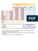 Ejercicio Excel 3