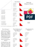 Pythagorean Theorem Brochure