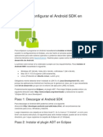 Instalar y Configurar El Android SDK en Windows