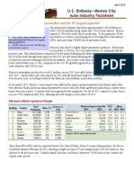 Auto Industry Factsheet: U.S. Embassy-Mexico City