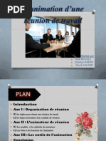 L’Animation d’Une Réunion de Travail