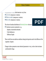 Process Variations Impact VLSI Design Performance