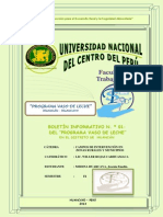 155664179 Boletin Informativo Nº 01 Del Programa Vaso de Leche Huancan