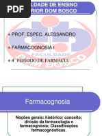Introdução a Farmacognosia