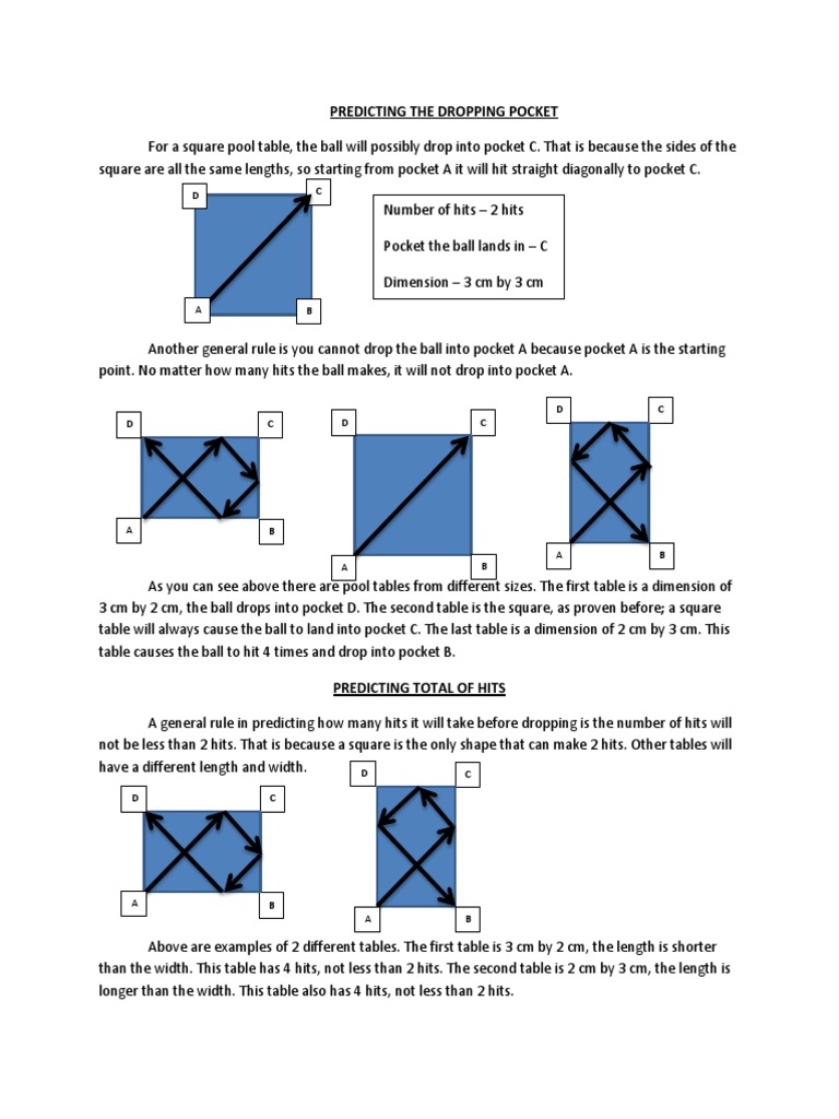 Predicting Pool Ball Pocket Outcomes | PDF