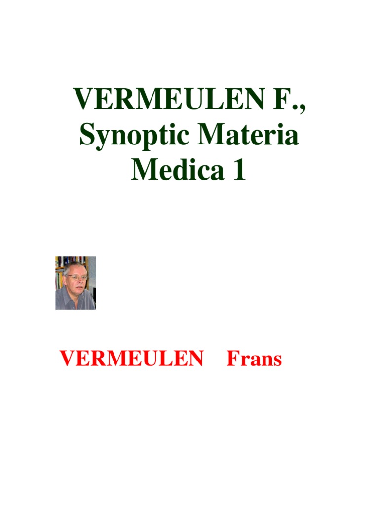 洋書 Synoptic Materia Medica 2 by Vermeulen Synoptic Materia Medica 2: The Complement to Prisma by Frans