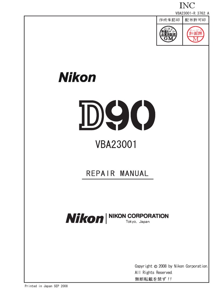 Manual Servicio NIKON D90 | PDF | Soldering | Electrical Connector